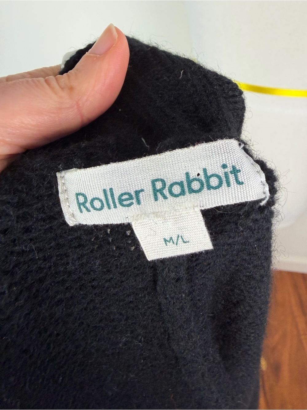 Roller Rabbit Cashmere Long Cardigan Sweater Size M/L - Picture 4 of 5